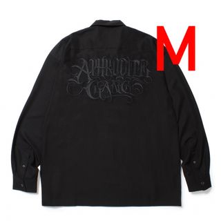 ワコマリア(WACKO MARIA)の舐達麻　BUDSPOOL CLASSIC LOGO SHIRT 黒　M(シャツ)