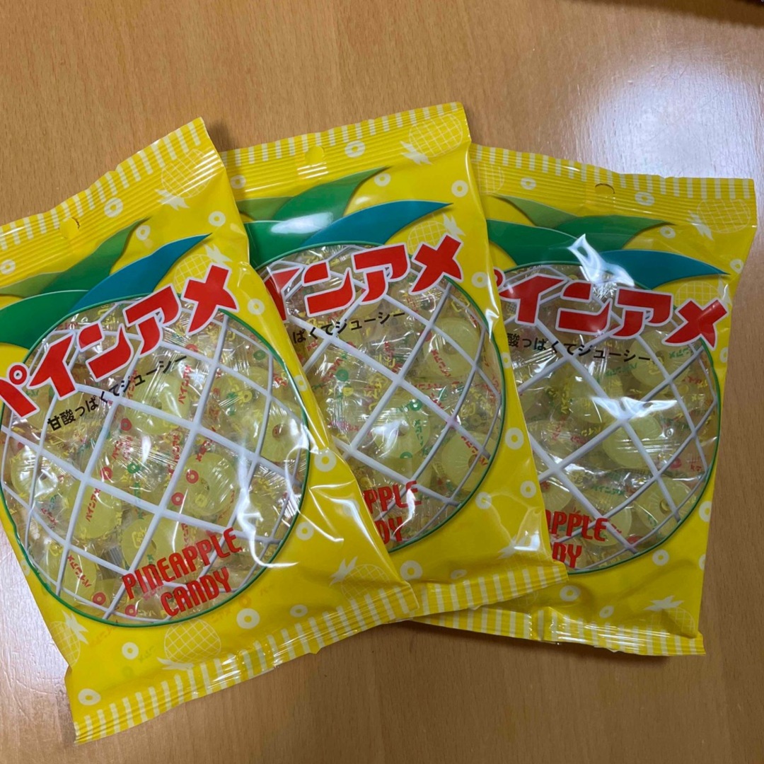 パインアメ　3袋 食品/飲料/酒の食品(菓子/デザート)の商品写真