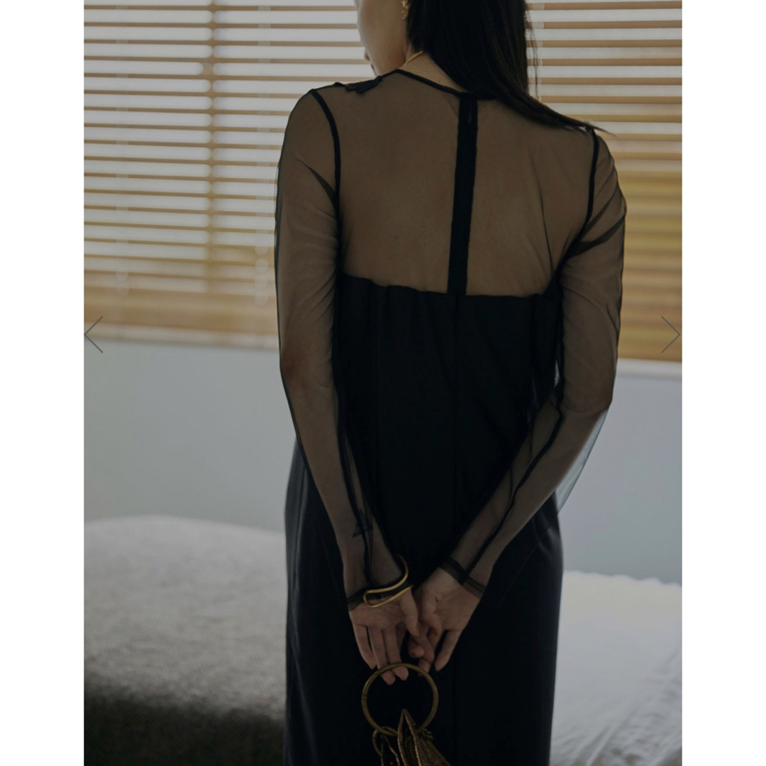 Ameri VINTAGE(アメリヴィンテージ)のUND RENEE CUTWORK DRESS アメリ　ワンピース レディースのワンピース(ロングワンピース/マキシワンピース)の商品写真