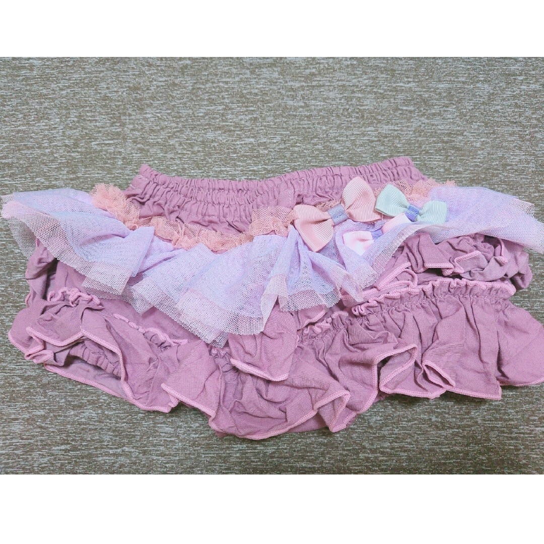 panpantutu(パンパンチュチュ)のpanpantutu ロンパース＆ブルマセット キッズ/ベビー/マタニティのベビー服(~85cm)(ロンパース)の商品写真