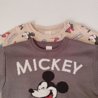 ミッキーマウス(ミッキーマウス)のmickeyトップスセット(ニット)