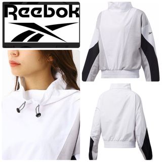 リーボック(Reebok)のReebok  Women's ウーブンカバーアップ プルオーバー　ナイロン(ナイロンジャケット)