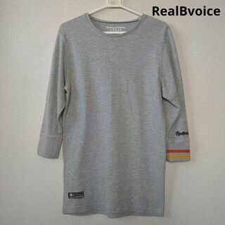 リアルビーボイス(RealBvoice)の★格安 RealBvoice(リアルビーボイス) Tシャツ メンズ グレー★(Tシャツ/カットソー(七分/長袖))