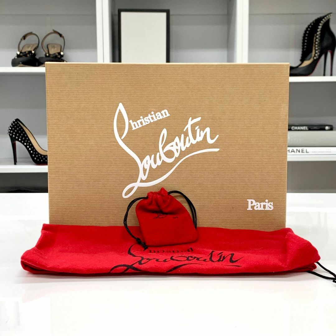 Christian Louboutin(クリスチャンルブタン)の5173 クリスチャンルブタン レザー メッシュ ブーティ ブラック レディースの靴/シューズ(ブーティ)の商品写真