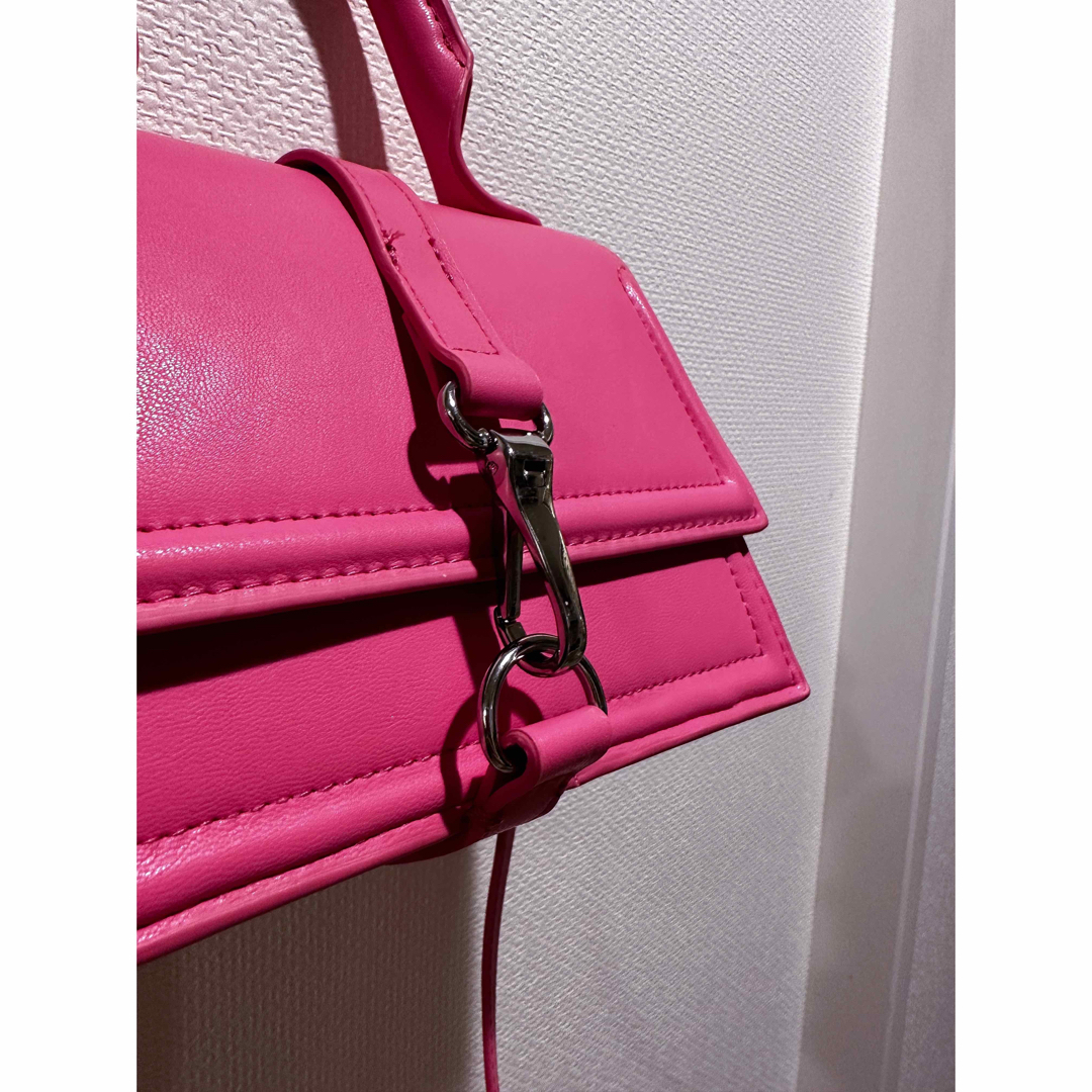 H&H(エイチアンドエイチ)のH&M ハンドバッグ　ピンク レディースのバッグ(ハンドバッグ)の商品写真