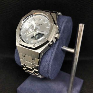 ジーショック(G-SHOCK)のGA-2100本体付き ステンレスベルトセット カシオーク カスタム Gショック(腕時計(アナログ))