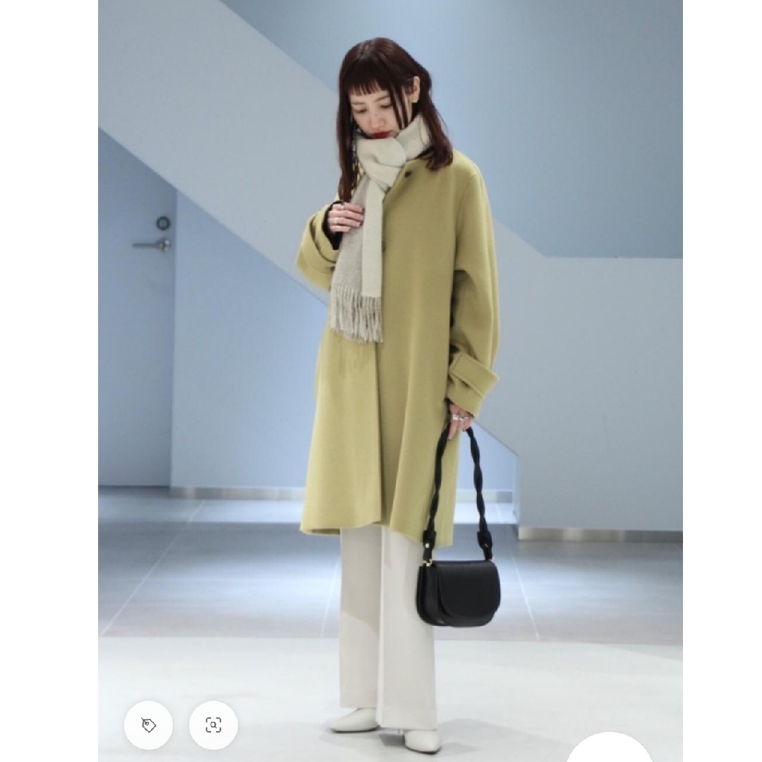 H BEAUTY\u0026YOUTH BEAVER NO COLLAR COAT コート