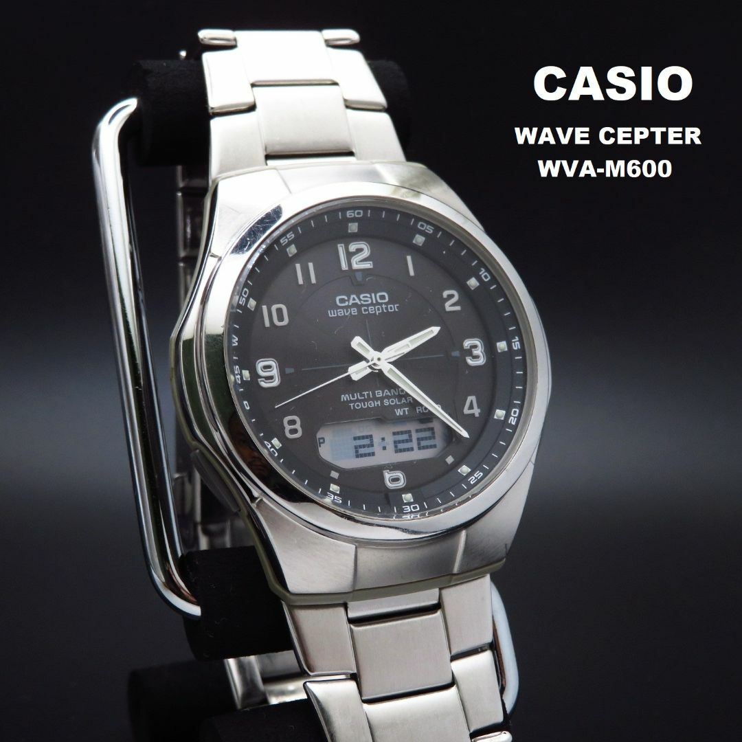 CASIO(カシオ)のCASIO 電波ソーラー腕時計 WVA-M600 メンズの時計(腕時計(アナログ))の商品写真