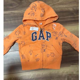 ベビーギャップ(babyGAP)のGAP オレンジパーカー　80cm(ジャケット/コート)