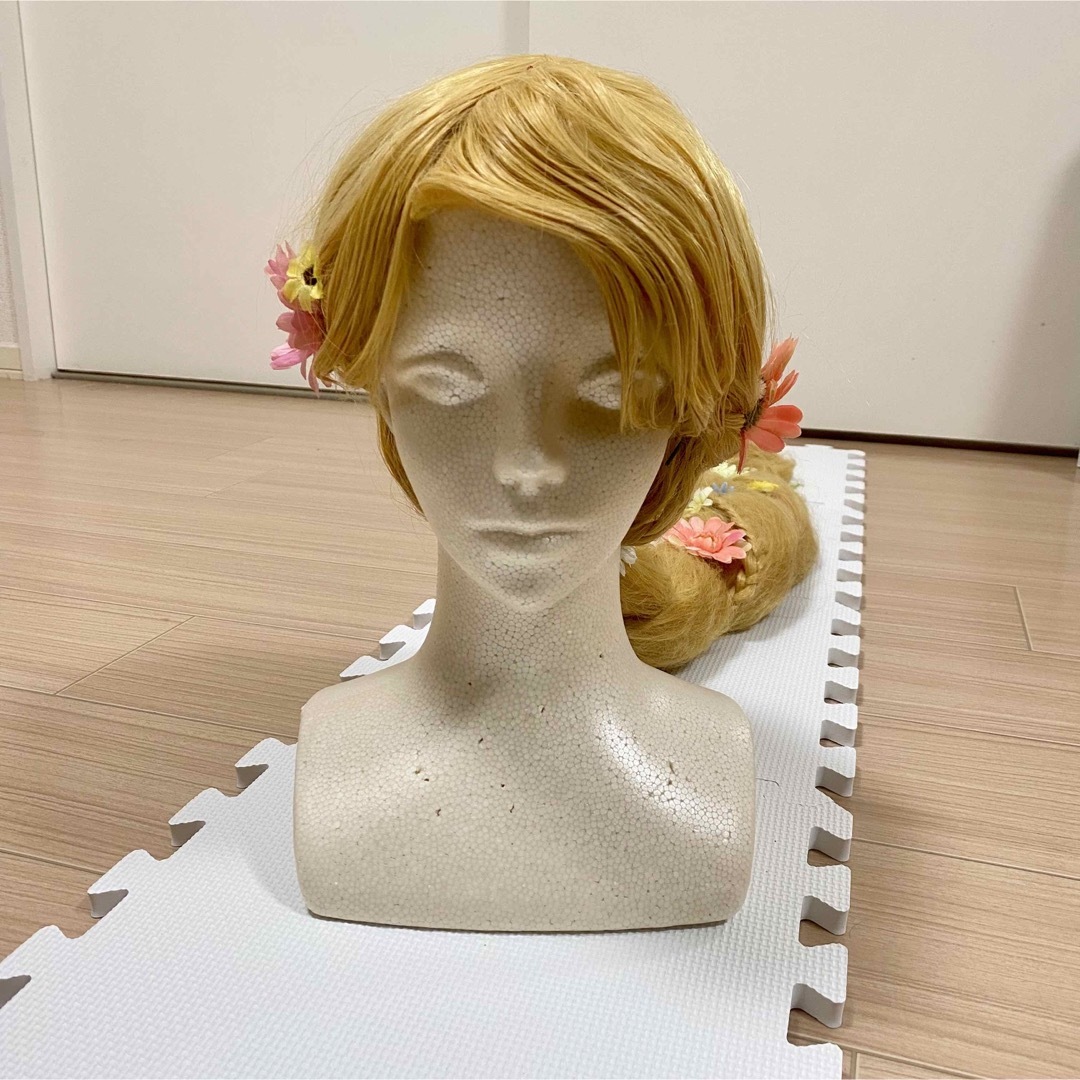 ラプンツェル 仮装 コスプレ 大人 衣装 ウィッグ - 衣装一式