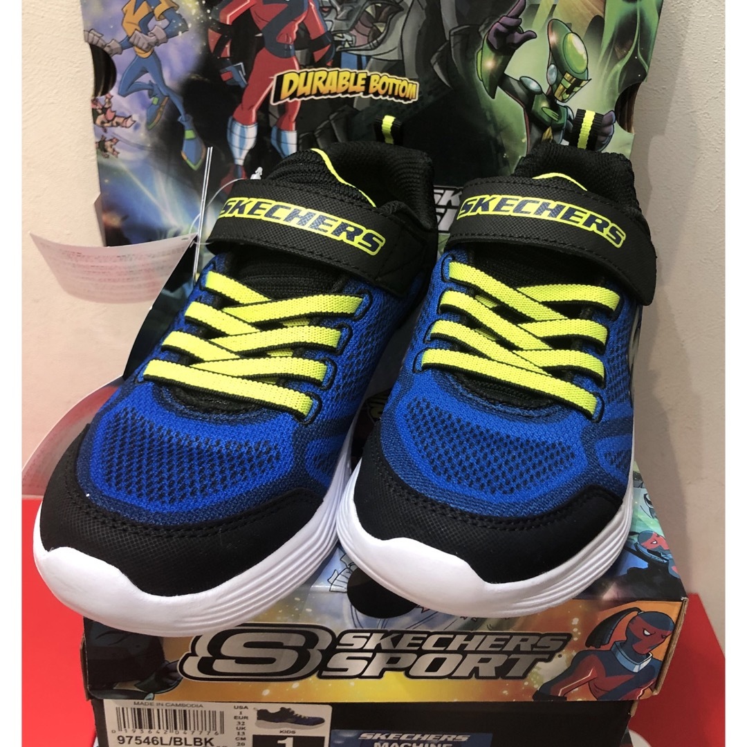 SKECHERS(スケッチャーズ)のスケッチャーズ /キッズ /スプリント スニーカー /ベルクロ 20.0 キッズ/ベビー/マタニティのキッズ靴/シューズ(15cm~)(スニーカー)の商品写真