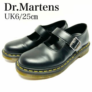 ドクターマーチン(Dr.Martens)の美品✨ドクターマーチン UK6 約25㎝ 5026 メリージェーン レザー 黒(ローファー/革靴)