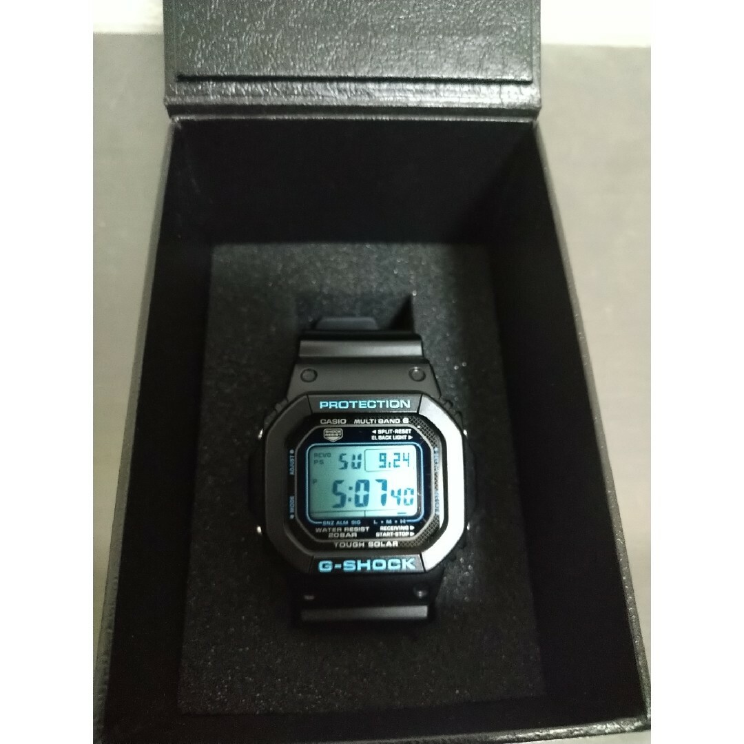 カシオ G-SHOCK GW-M5610BA 電波タフソーラー 黒/青