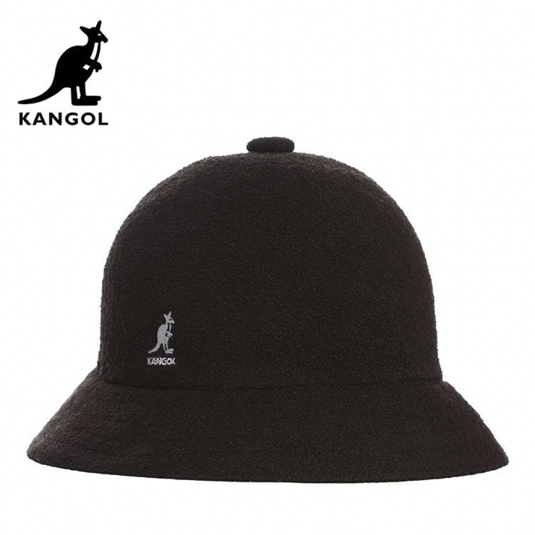 KANGOL(カンゴール)のカンゴール バミューダハット Mサイズ ハット 帽子 ブラック　黒 メンズの帽子(ハット)の商品写真