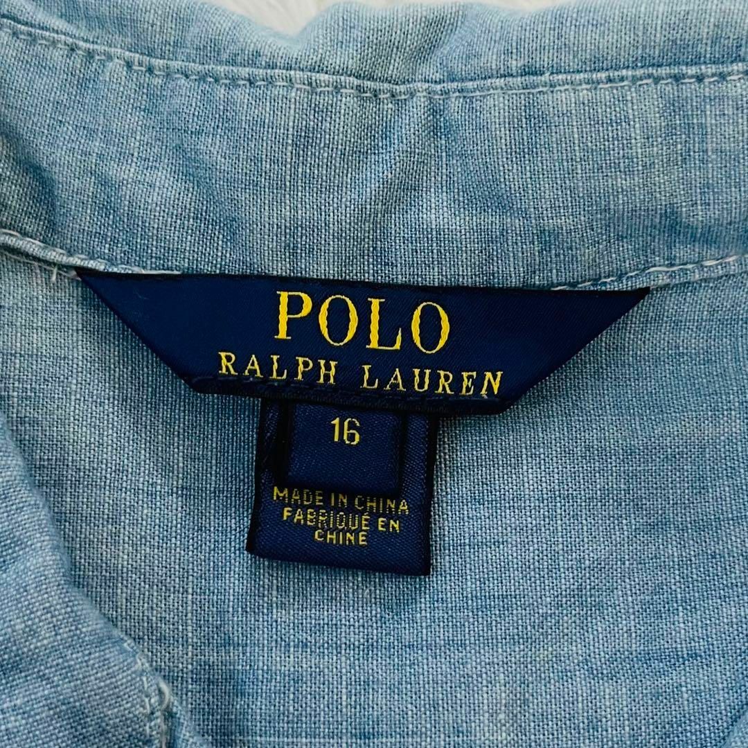 POLO RALPH LAUREN - ラルフローレン ポロ デニム ワンピース ベルト