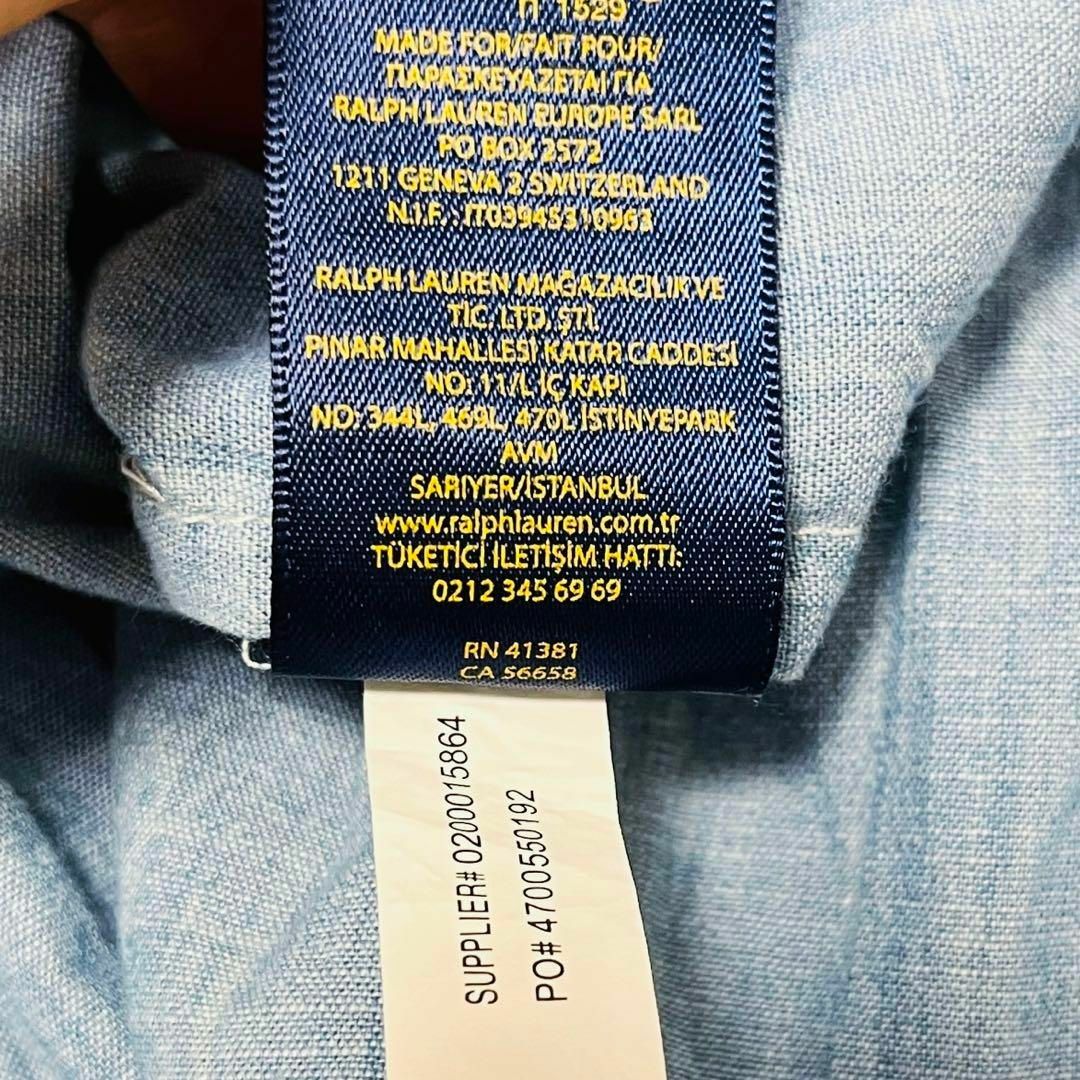 POLO RALPH LAUREN - ラルフローレン ポロ デニム ワンピース ベルト
