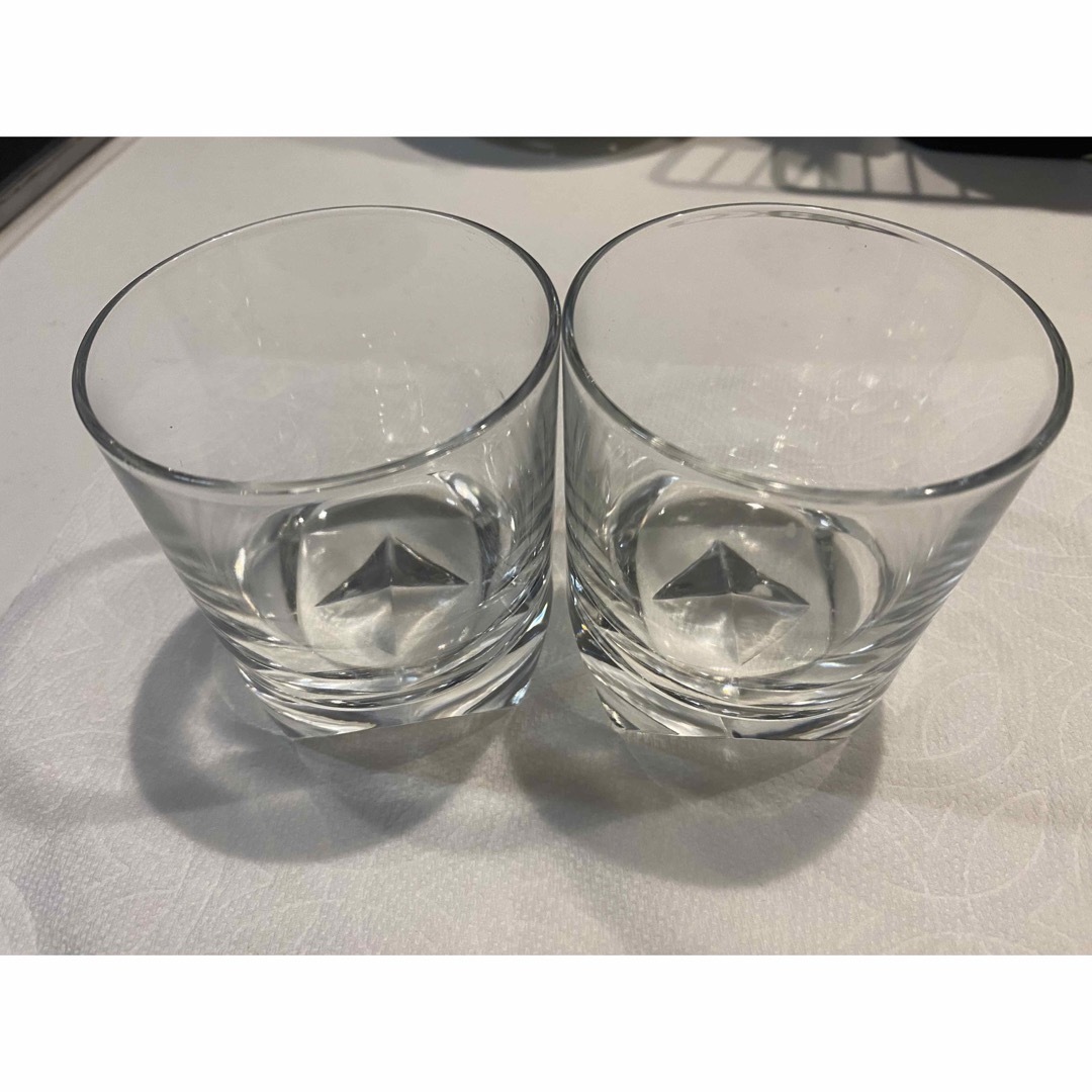 ロックグラス 2個セット ウィスキーグラス ペアセット ショットグラス 美品