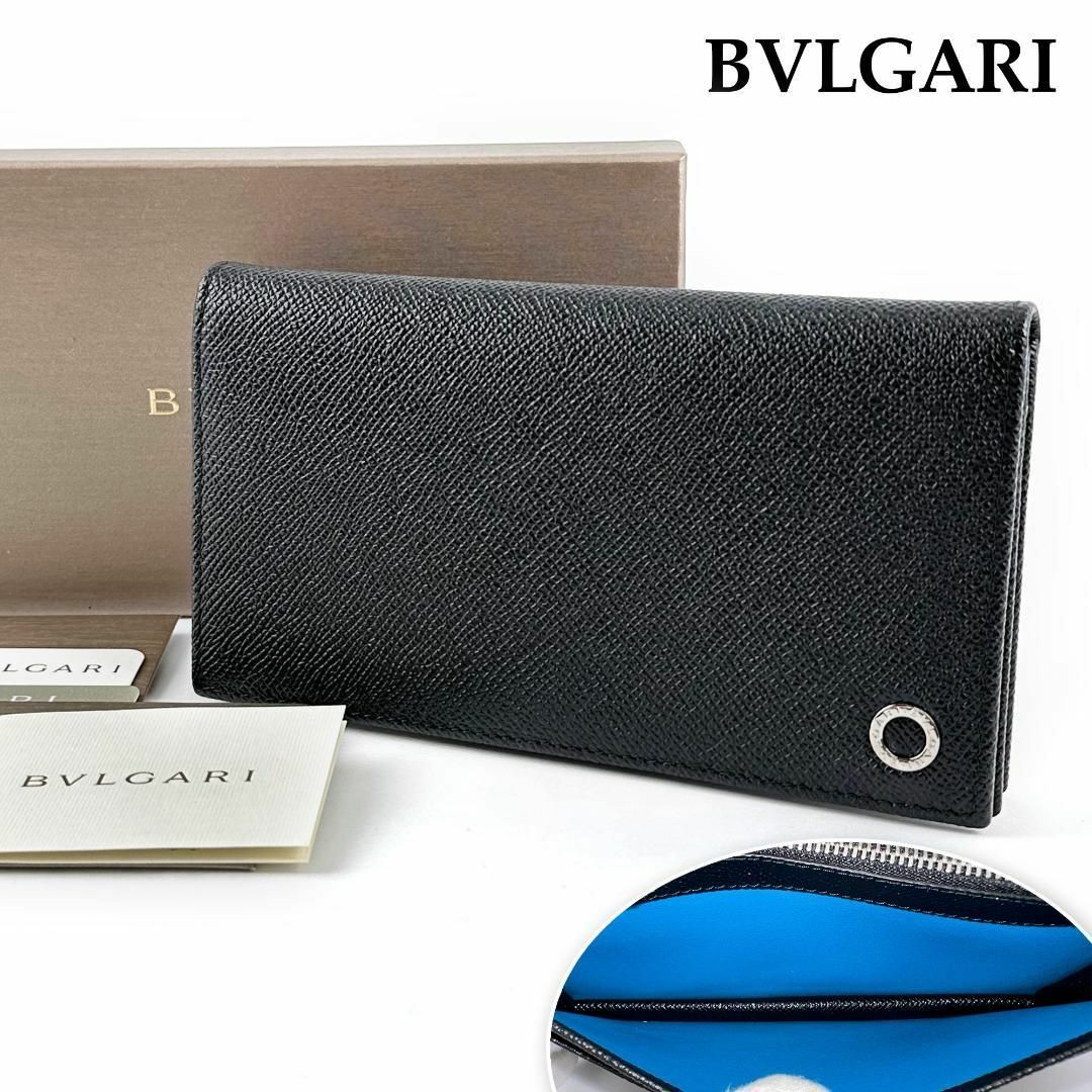 BVLGARI - ☆新品未使用☆ブルガリ 長財布 ブルガリマン サークルロゴ