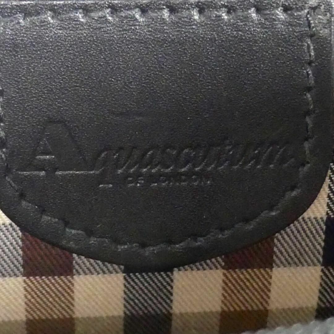 ビジネスバッグ Aquascutum アクアスキュータム 本革 AA1504