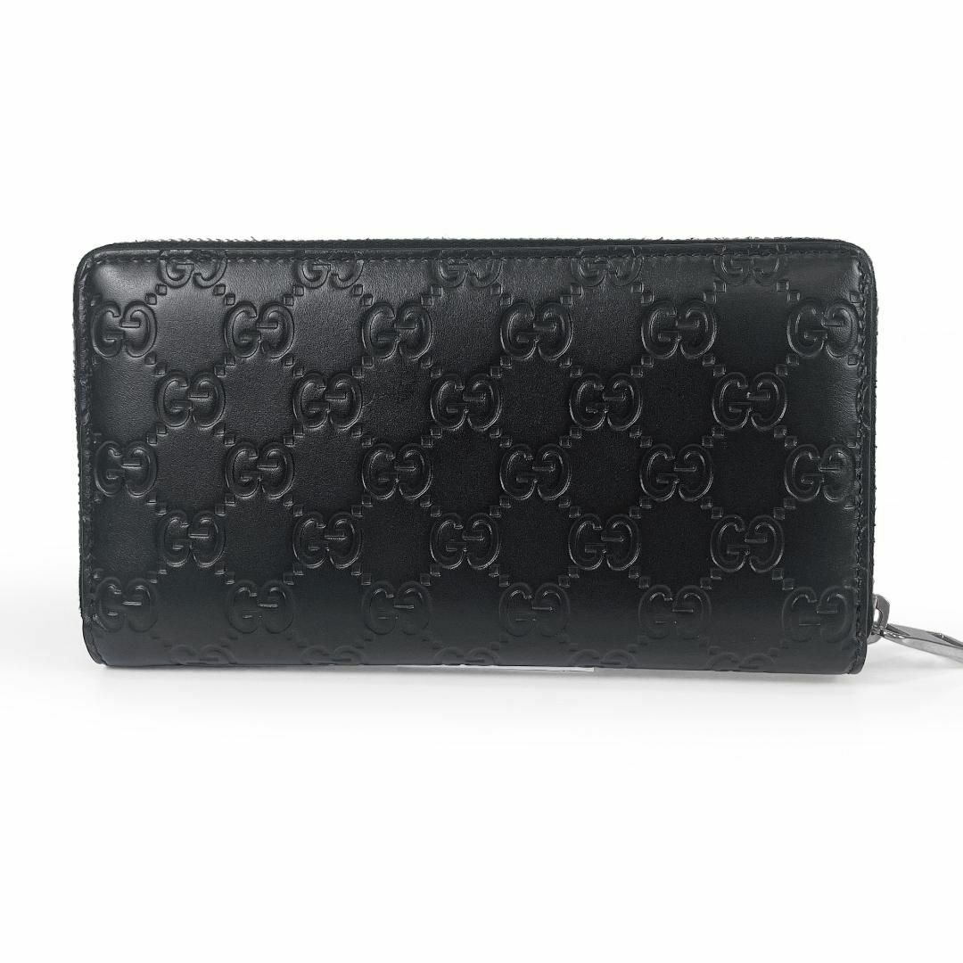 Gucci - ☆未使用に近い☆グッチ 長財布 シマ ラウンドファスナー