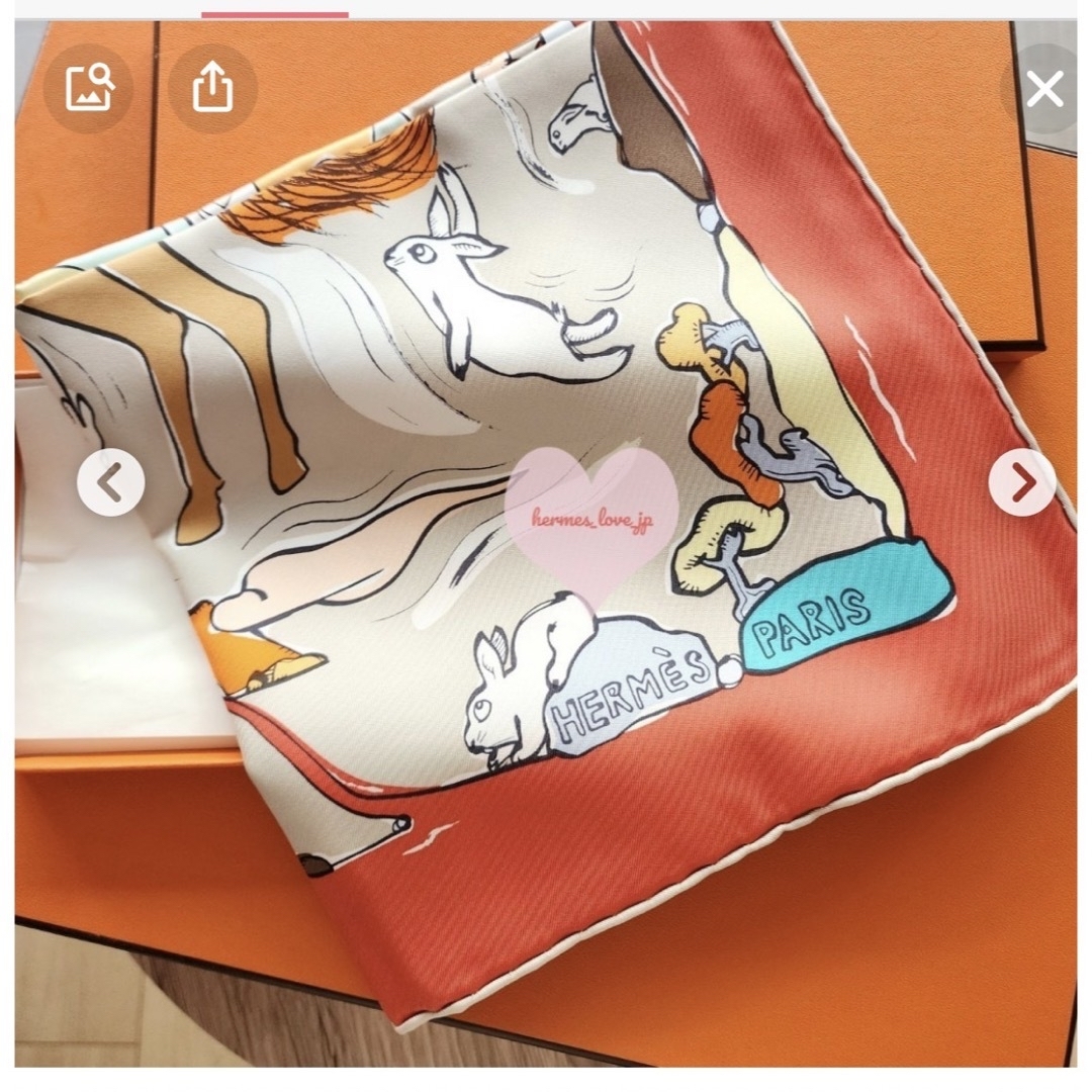 Hermes - 千と一のうさぎ エルメス カレ90 クーポン中値下げの通販 by