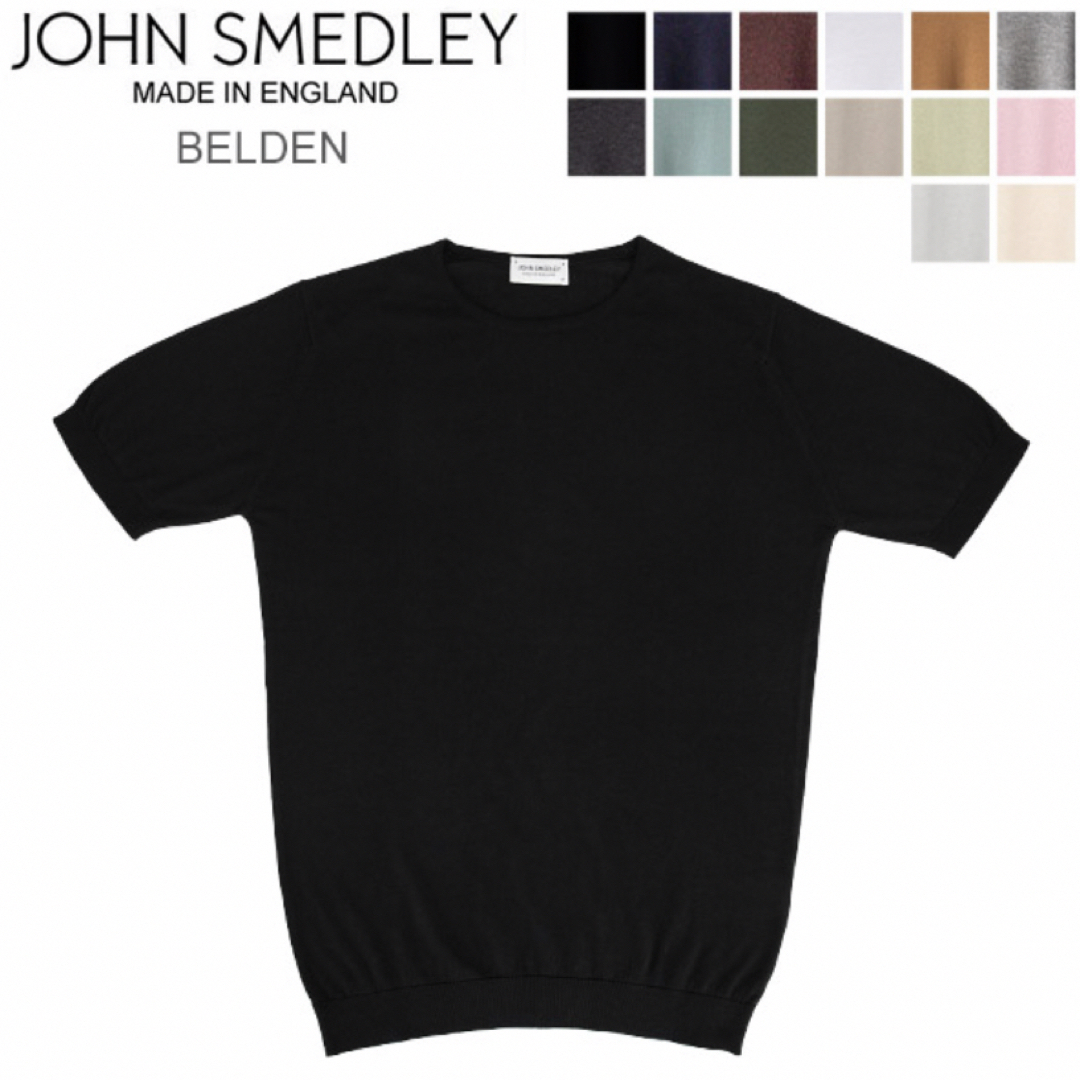 最新作　ジョンスメドレー John Smedley BELDEN 半袖ニットメンズ