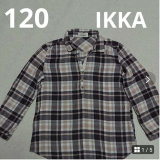 120  IKKA  イッカ  ブラウス  プルオーバー  シャツ