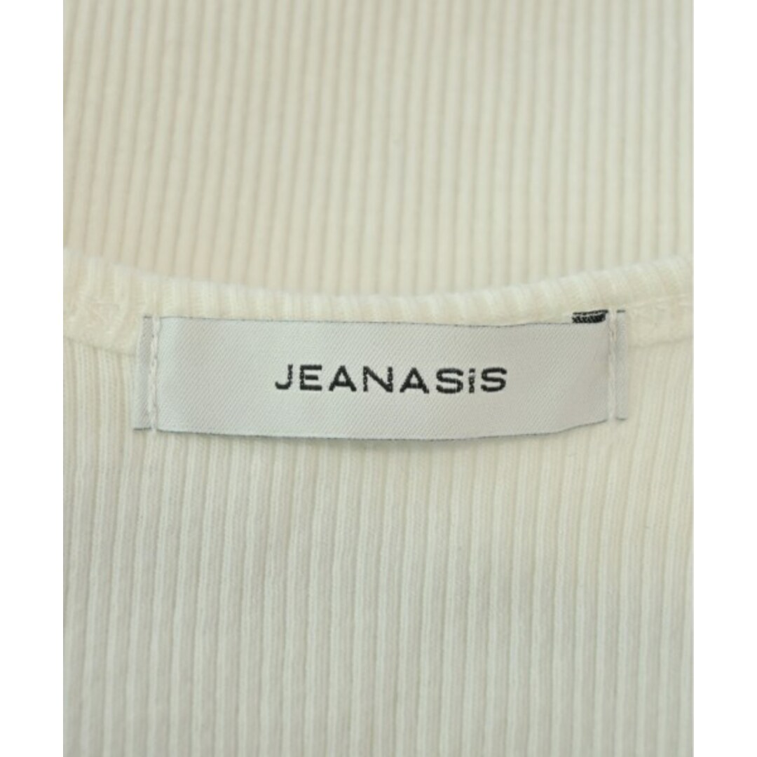 JEANASIS(ジーナシス)のJEANASIS ジーナシス タンクトップ F 白 【古着】【中古】 レディースのトップス(タンクトップ)の商品写真