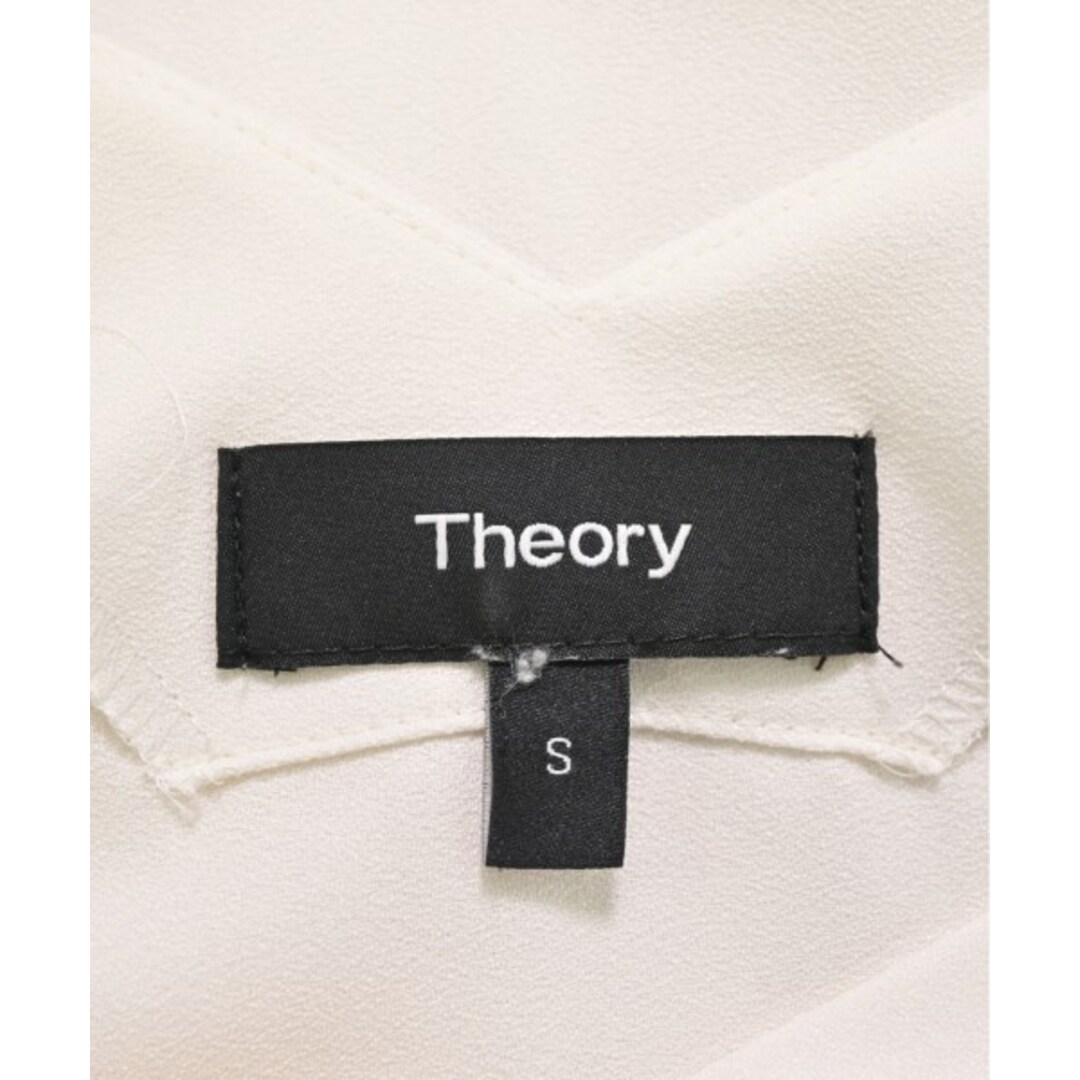 theory(セオリー)のTheory セオリー カジュアルシャツ S アイボリー 【古着】【中古】 レディースのトップス(シャツ/ブラウス(長袖/七分))の商品写真