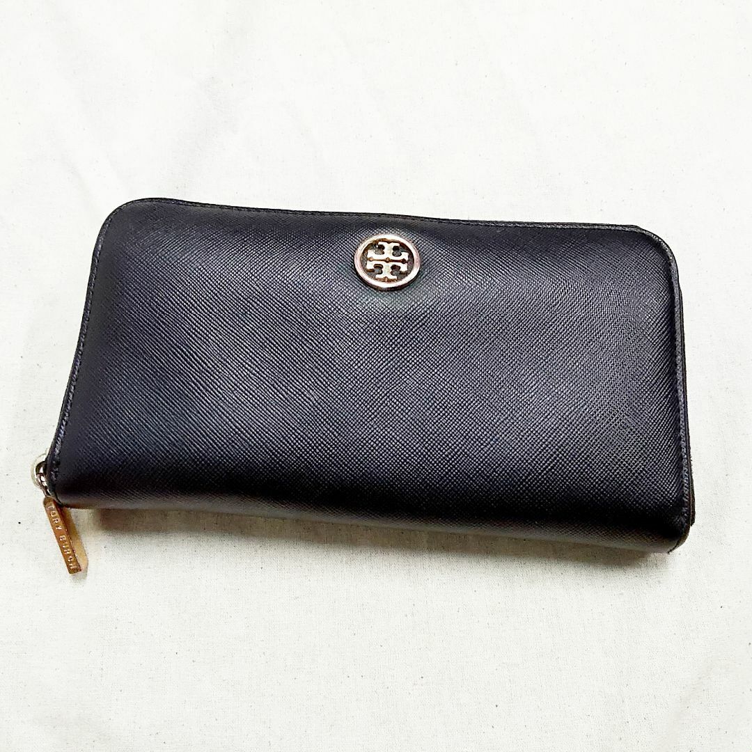 Tory Burch(トリーバーチ)の良品 トリーバーチ TORYBURCH ラウンドファスナー 長財布 ロビンソン レディースのファッション小物(財布)の商品写真