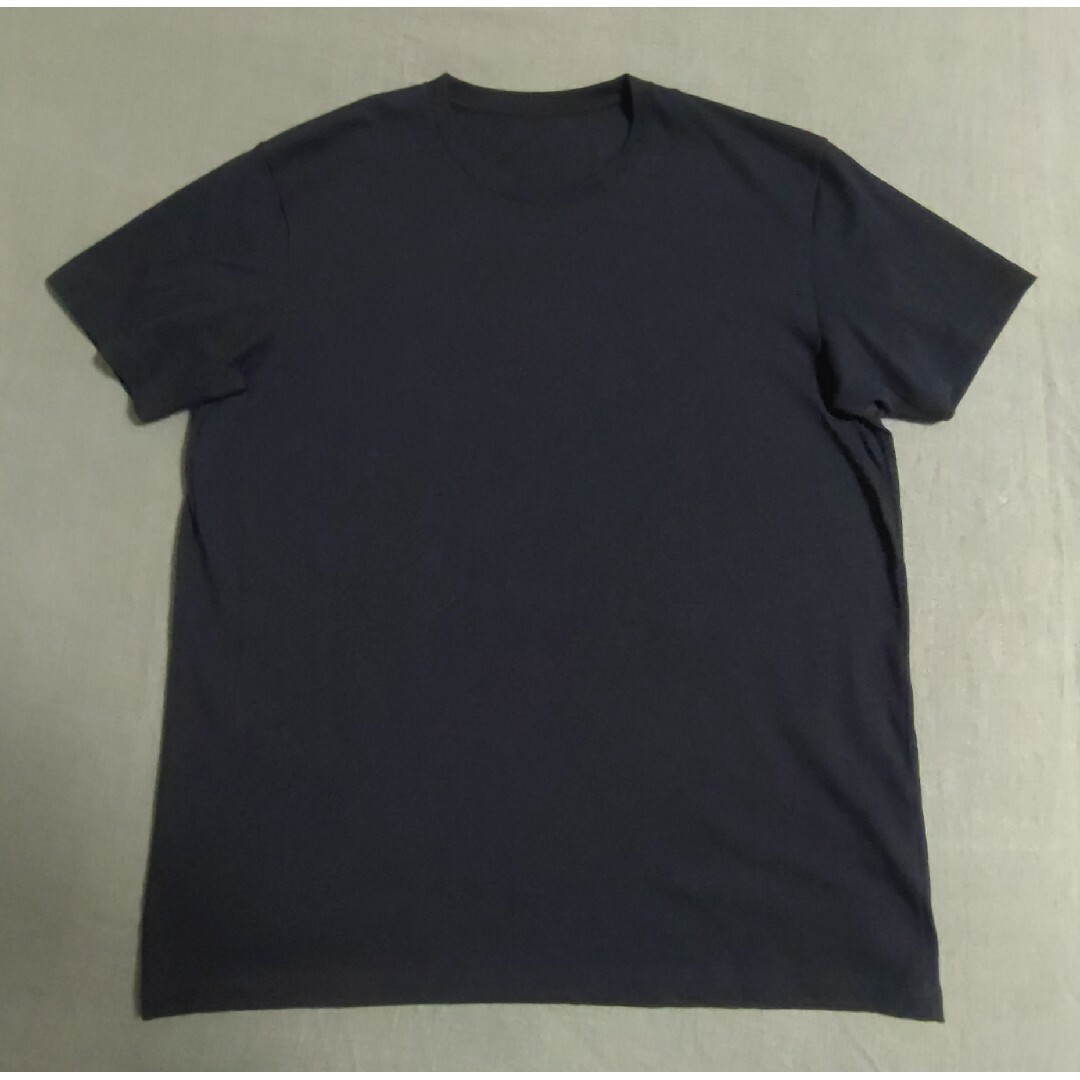 UNIQLO(ユニクロ)のUNIQLO ユニクロ ドライカラー クルーネック Tシャツ ブラック XL メンズのトップス(Tシャツ/カットソー(半袖/袖なし))の商品写真