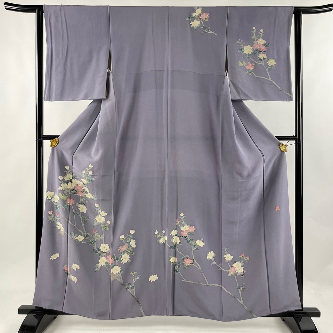 訪問着 身丈160.5cm 裄丈62.5cm 正絹 名品-