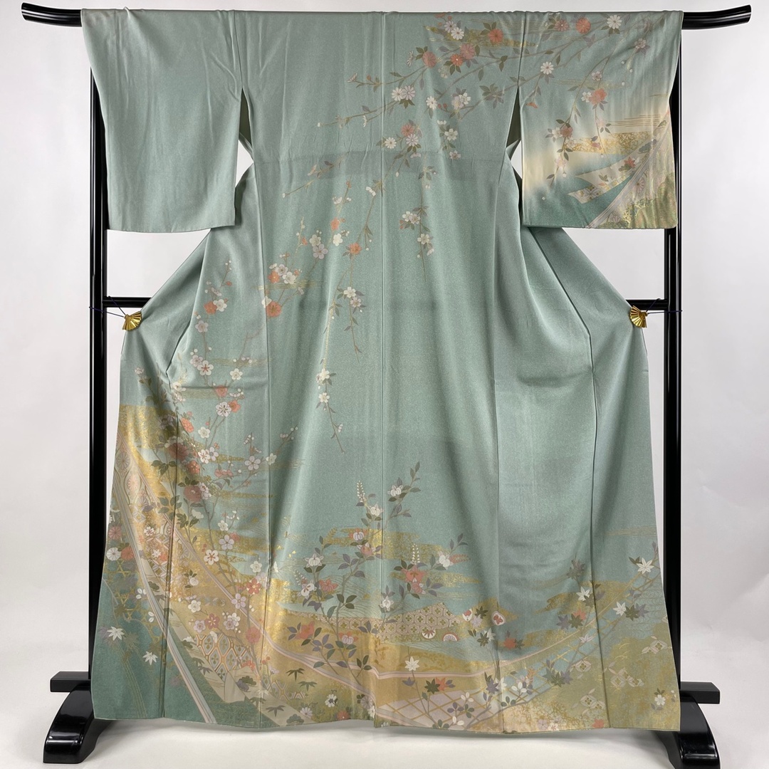 訪問着 身丈167cm 裄丈68cm 正絹 美品 名品-