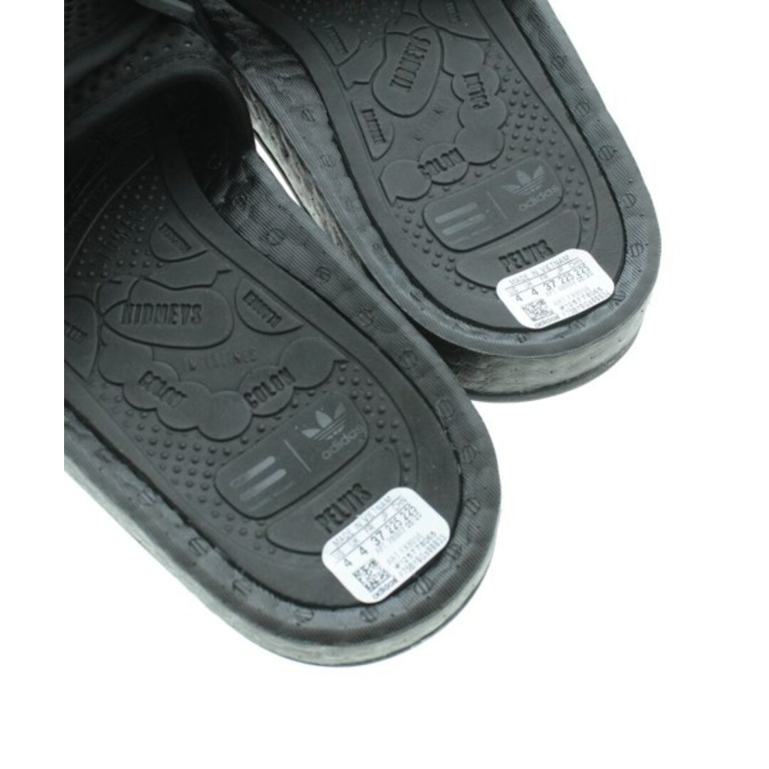 adidas(アディダス)のadidas アディダス サンダル 22.5cm 黒 【古着】【中古】 レディースの靴/シューズ(サンダル)の商品写真