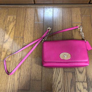 コーチ(COACH)のコーチ　ピンクショルダーバック(ショルダーバッグ)