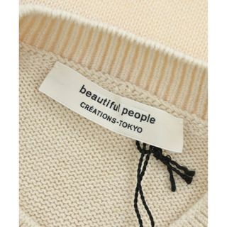 beautiful people ベスト 190(L位) アイボリーx紫x黄等 【古着】【中古】