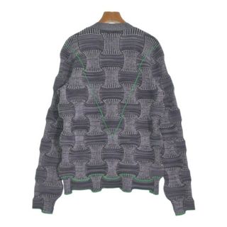 ボッテガヴェネタ(Bottega Veneta)のBOTTEGA VENETA ニット・セーター XL グレー系(総柄) 【古着】【中古】(ニット/セーター)