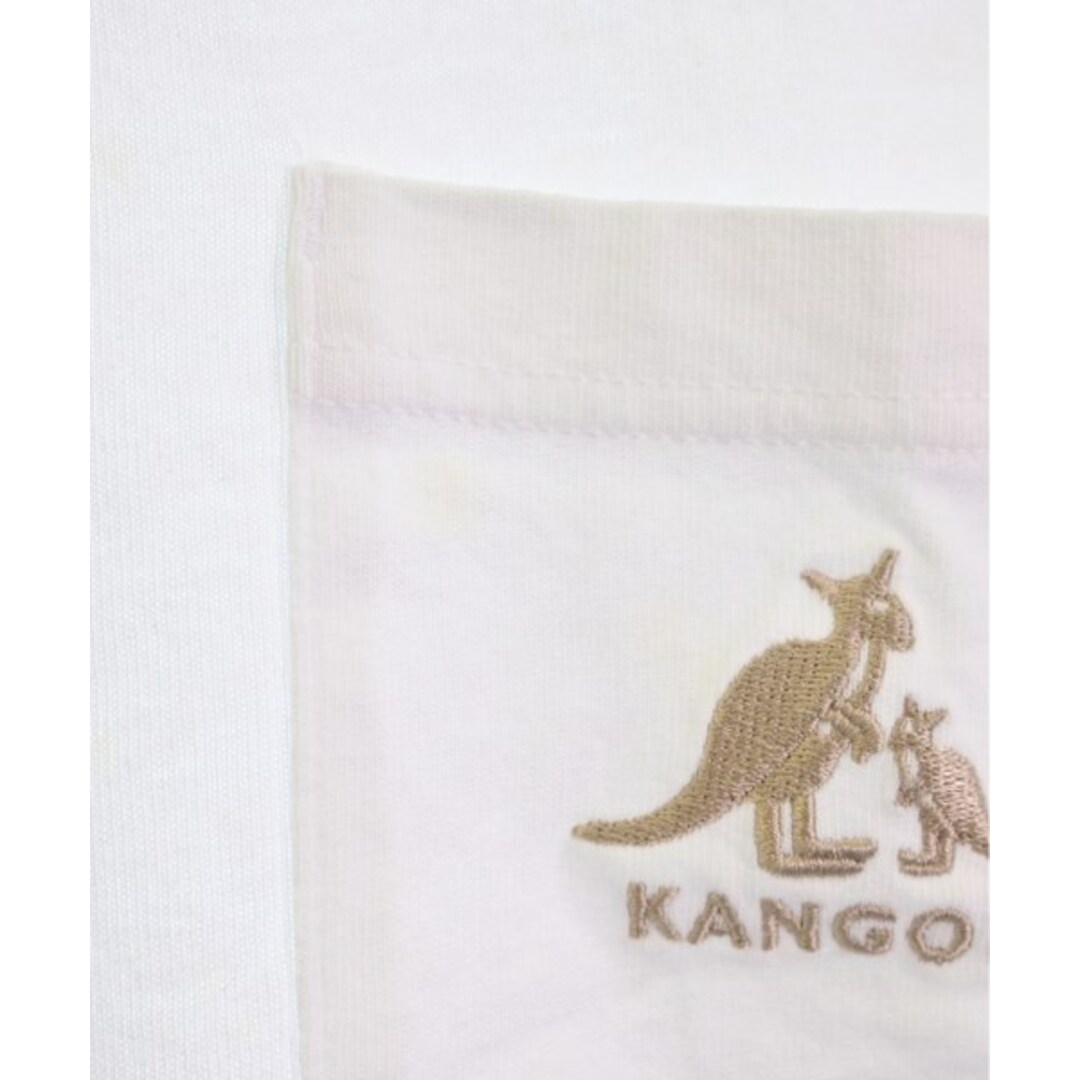 KANGOL(カンゴール)のKANGOL カンゴール Tシャツ・カットソー M 白 【古着】【中古】 メンズのトップス(Tシャツ/カットソー(半袖/袖なし))の商品写真