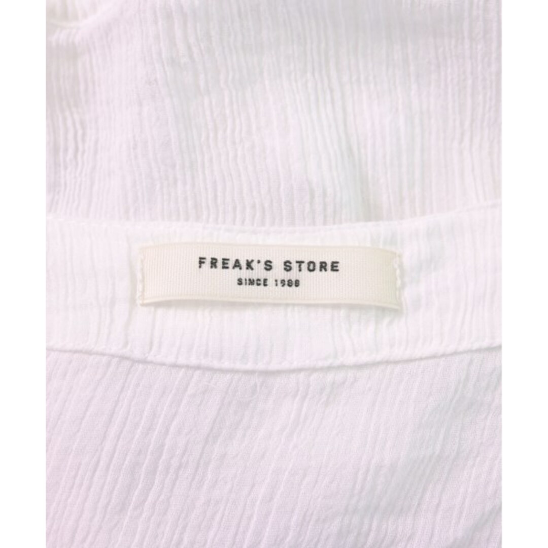 FREAK'S STORE(フリークスストア)のFREAK'S STORE フリークスストア ブラウス F 白 【古着】【中古】 レディースのトップス(シャツ/ブラウス(長袖/七分))の商品写真