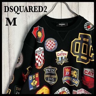 ディースクエアード(DSQUARED2)のディースクエアード DSQUARED2 マルチログ入りスウェット 総柄 20AW(スウェット)