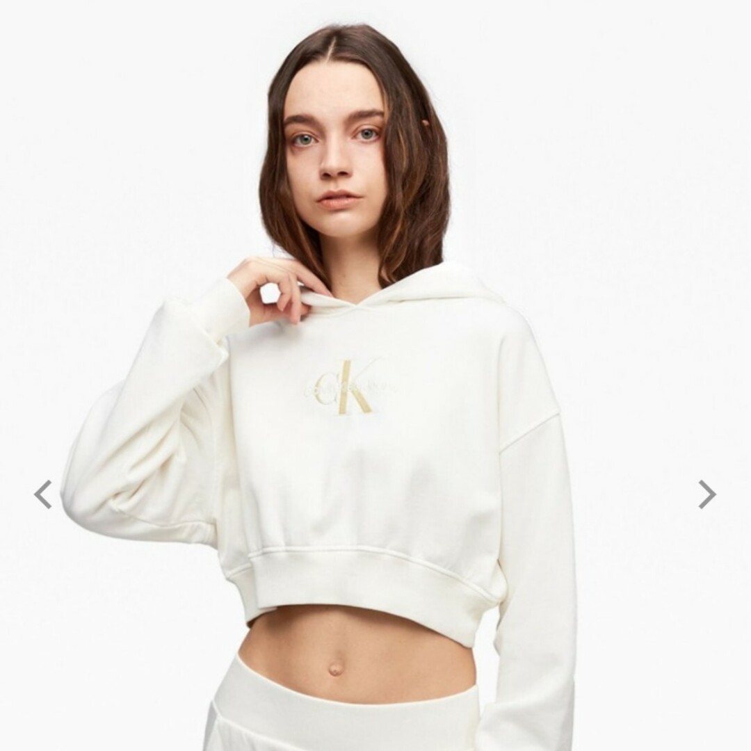 Calvin Klein(カルバンクライン)の新品未使用 Calvin Klein ミネラルダイモノグラムパーカー レディースのトップス(パーカー)の商品写真