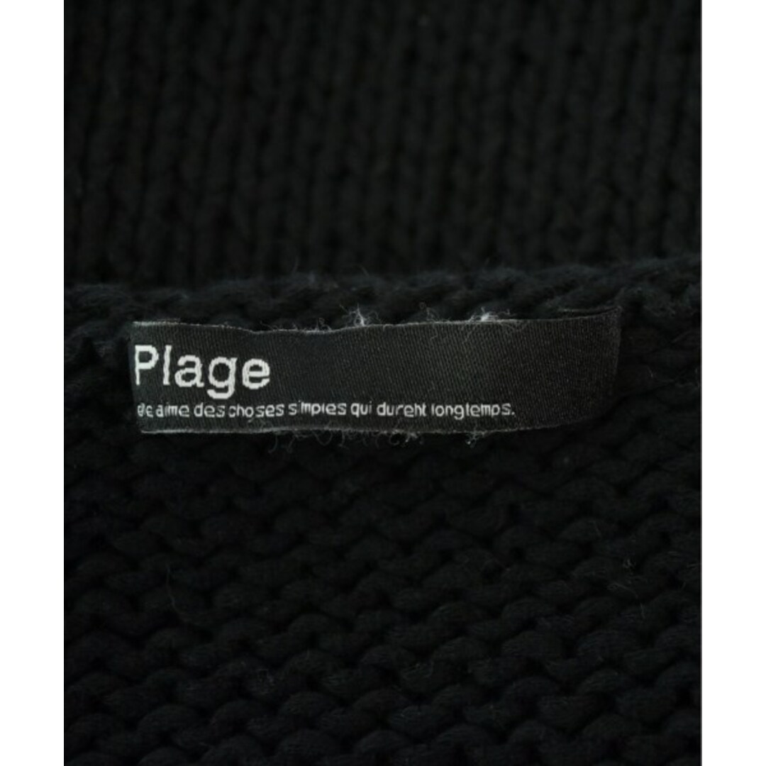 Plage(プラージュ)のPlage プラージュ ベスト/ノースリーブ -(M位) 黒 【古着】【中古】 レディースのトップス(ベスト/ジレ)の商品写真