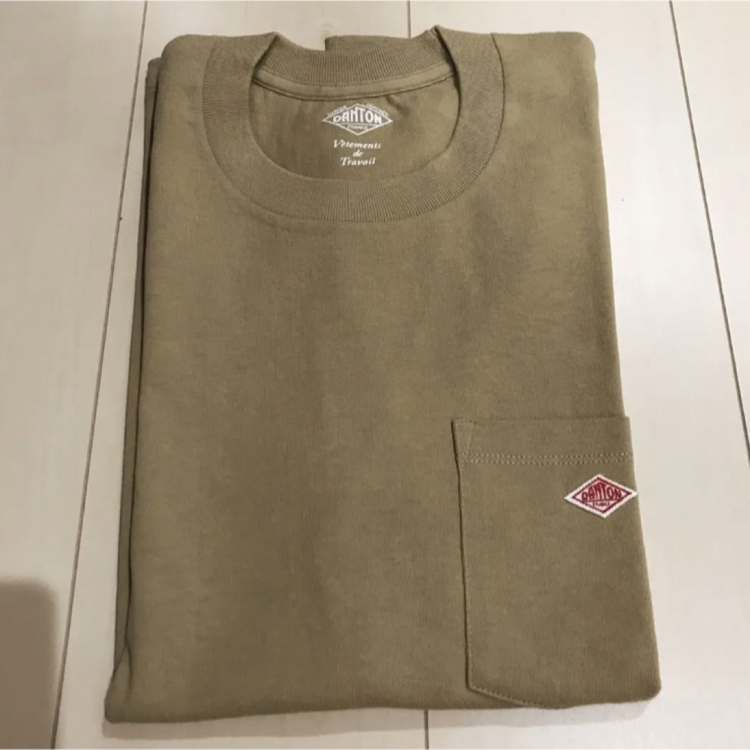 DANTON(ダントン)のダントン　Tシャツベージュ メンズのトップス(Tシャツ/カットソー(半袖/袖なし))の商品写真