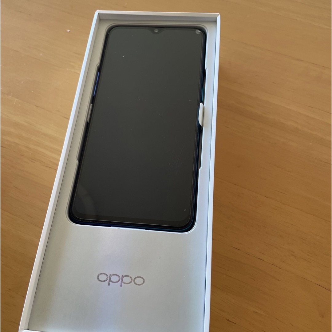 OPPO(オッポ)のOPPO オッポ Reno A 128GB ブルー CPH1983 SIMフリー スマホ/家電/カメラのスマートフォン/携帯電話(スマートフォン本体)の商品写真