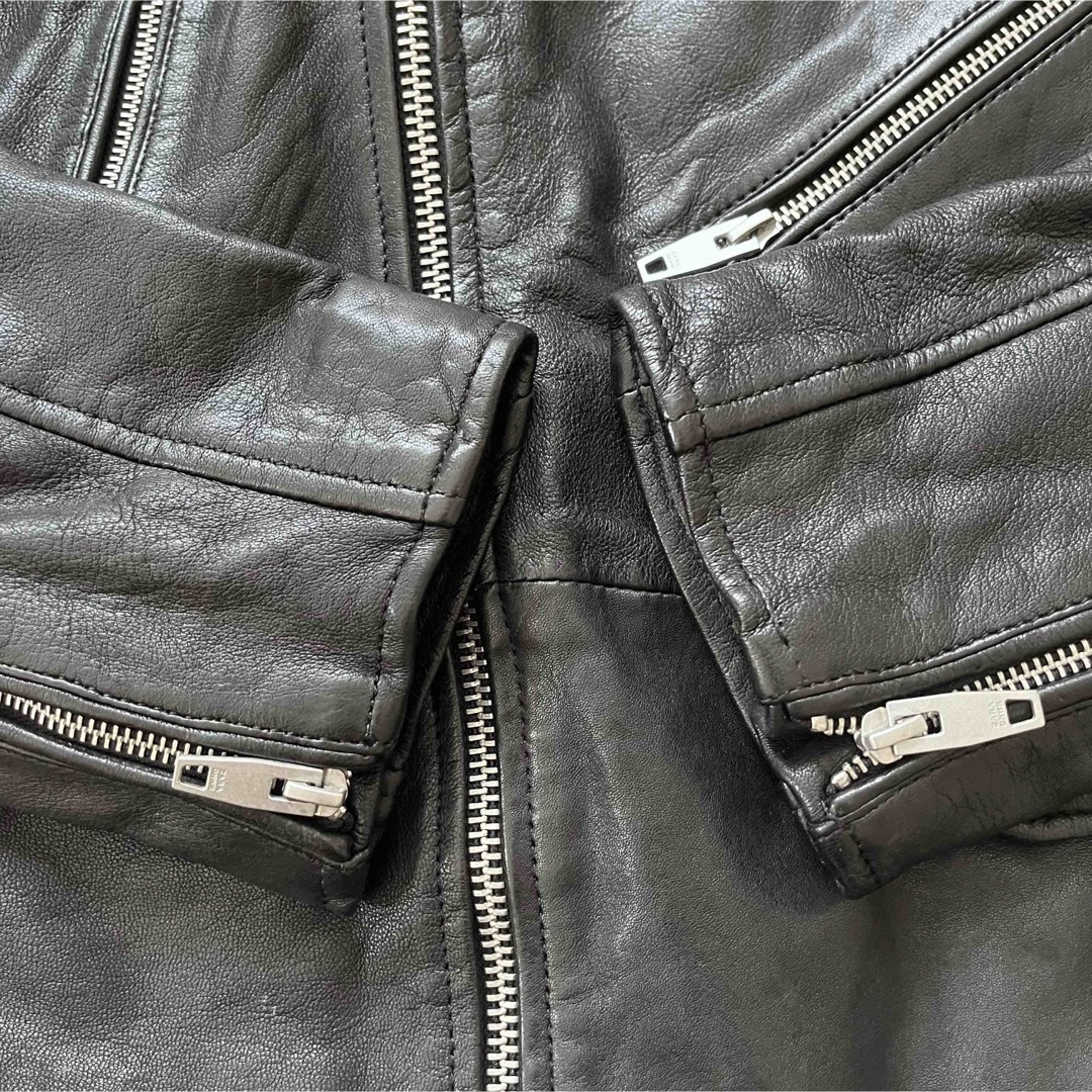 ZARA - 【完売品】ZARA 人気 希少サイズ XL ダブルライダース シープ
