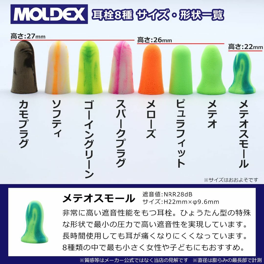 【色: メテオスモール】MOLDEX(モルデックス) メテオスモール 200ペア 2