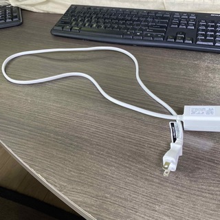 ヤザワコーポレーション(Yazawa)のUSB電源タップ USB2基 合計2.4A 1m(PC周辺機器)