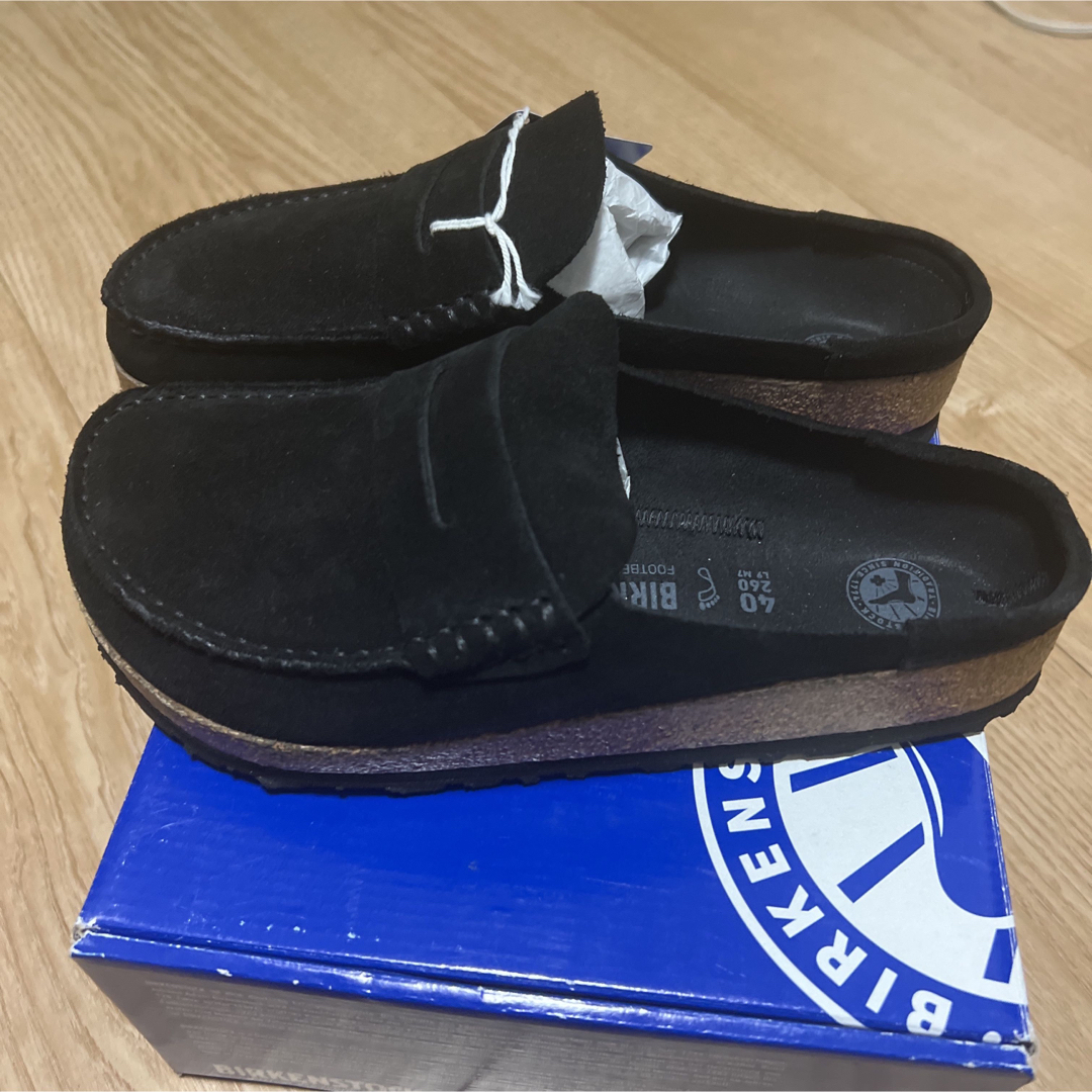 BIRKENSTOCK - 新品 BIRKENSTOCK Naples サンダル 40 26cm ブラックの