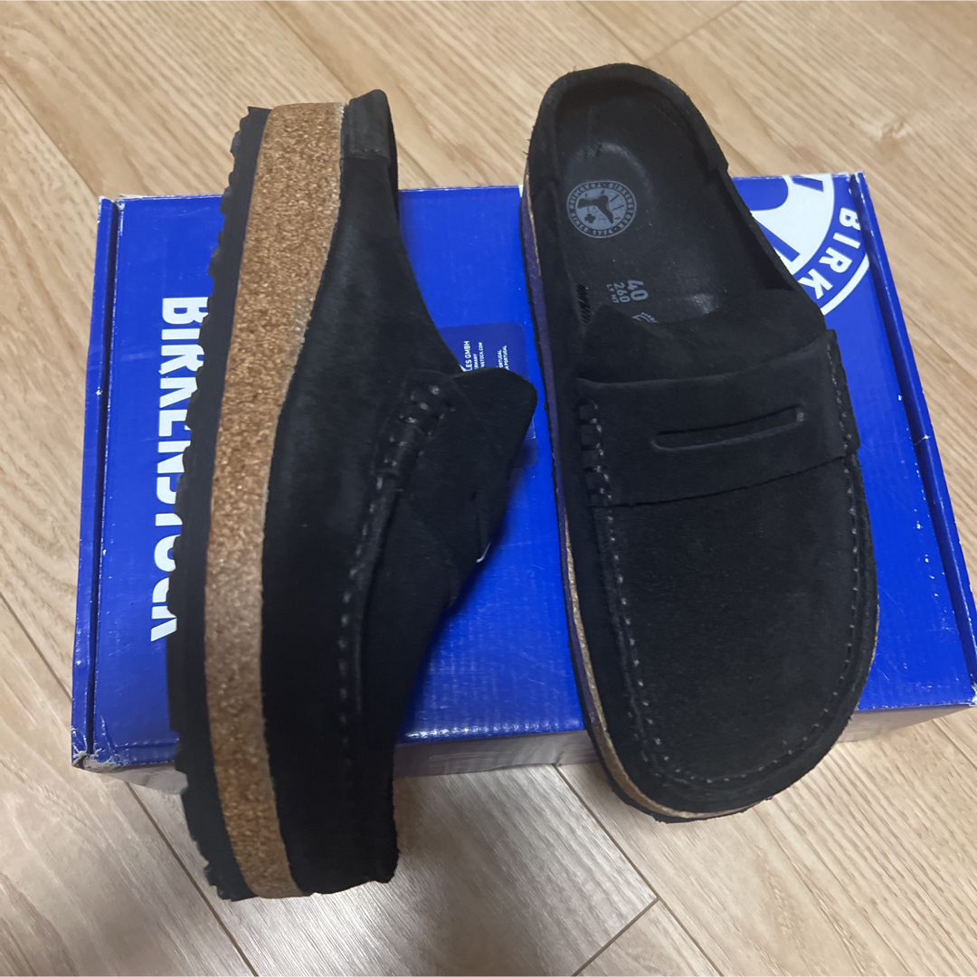 BIRKENSTOCK - 新品 BIRKENSTOCK Naples サンダル 40 26cm ブラックの