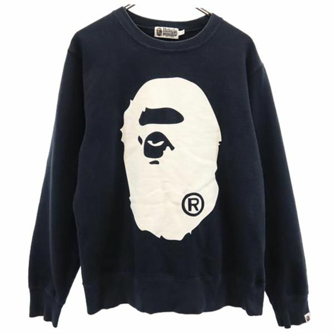 A BATHING APE　アベイシングエイプ　ブラック　長袖　Lサイズ 6